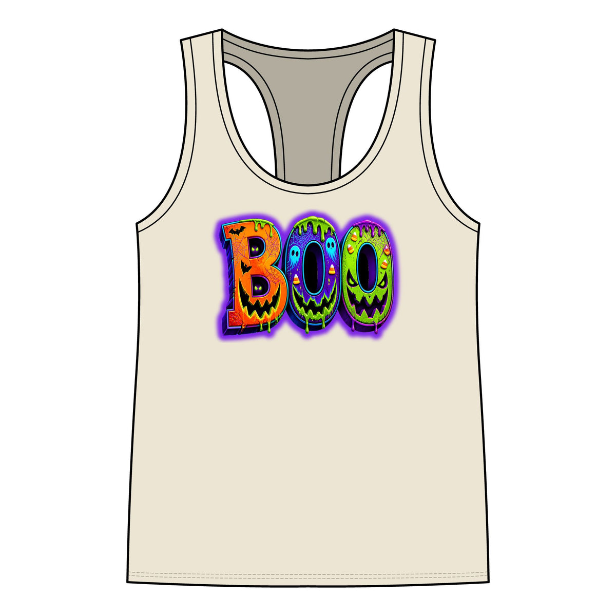Halloween Women's Jersey Racerback Tank