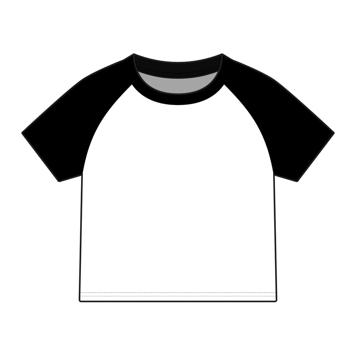 Women's Micro Rib Raglan Baby Tee