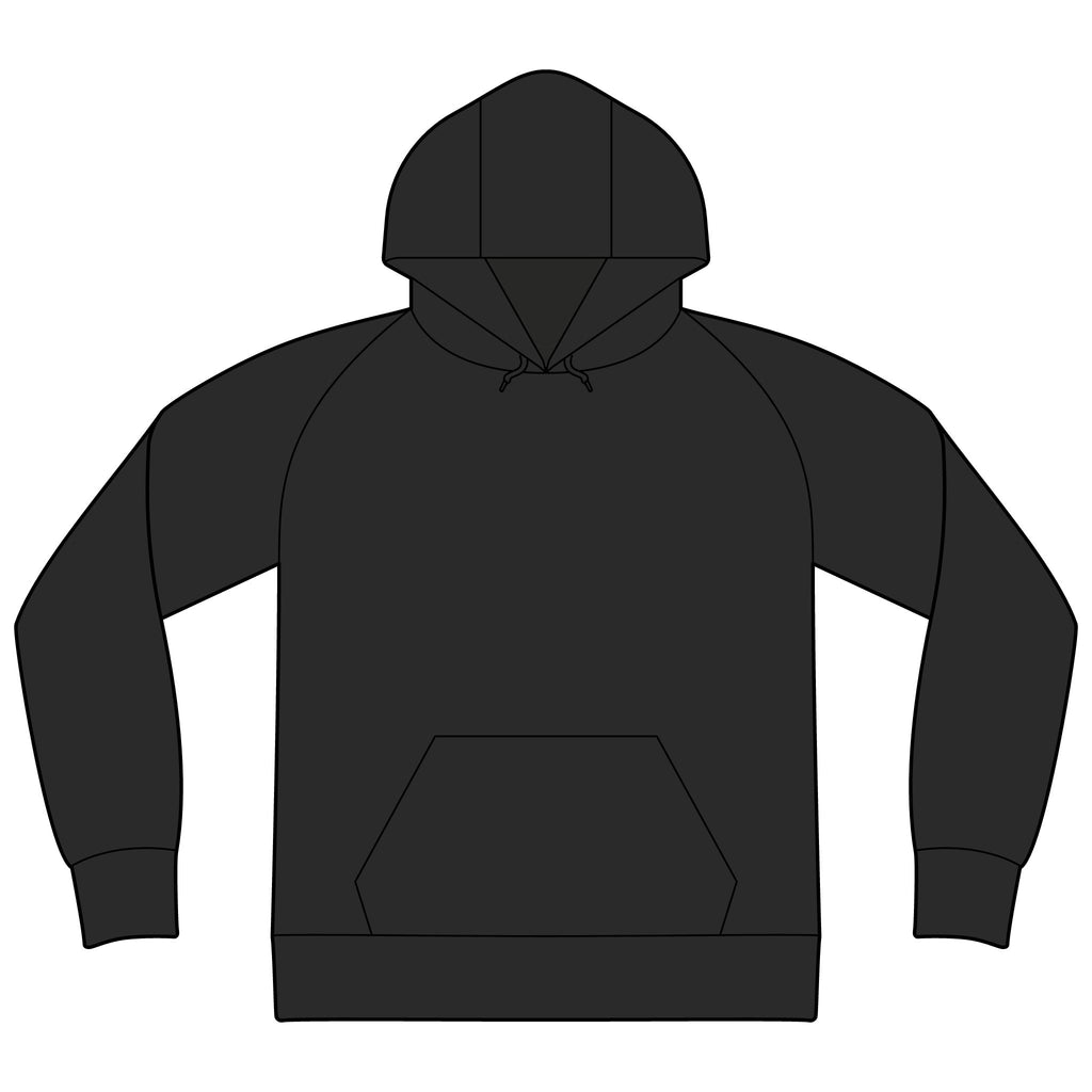 Unisex Raglan Hooded Sweatshirt