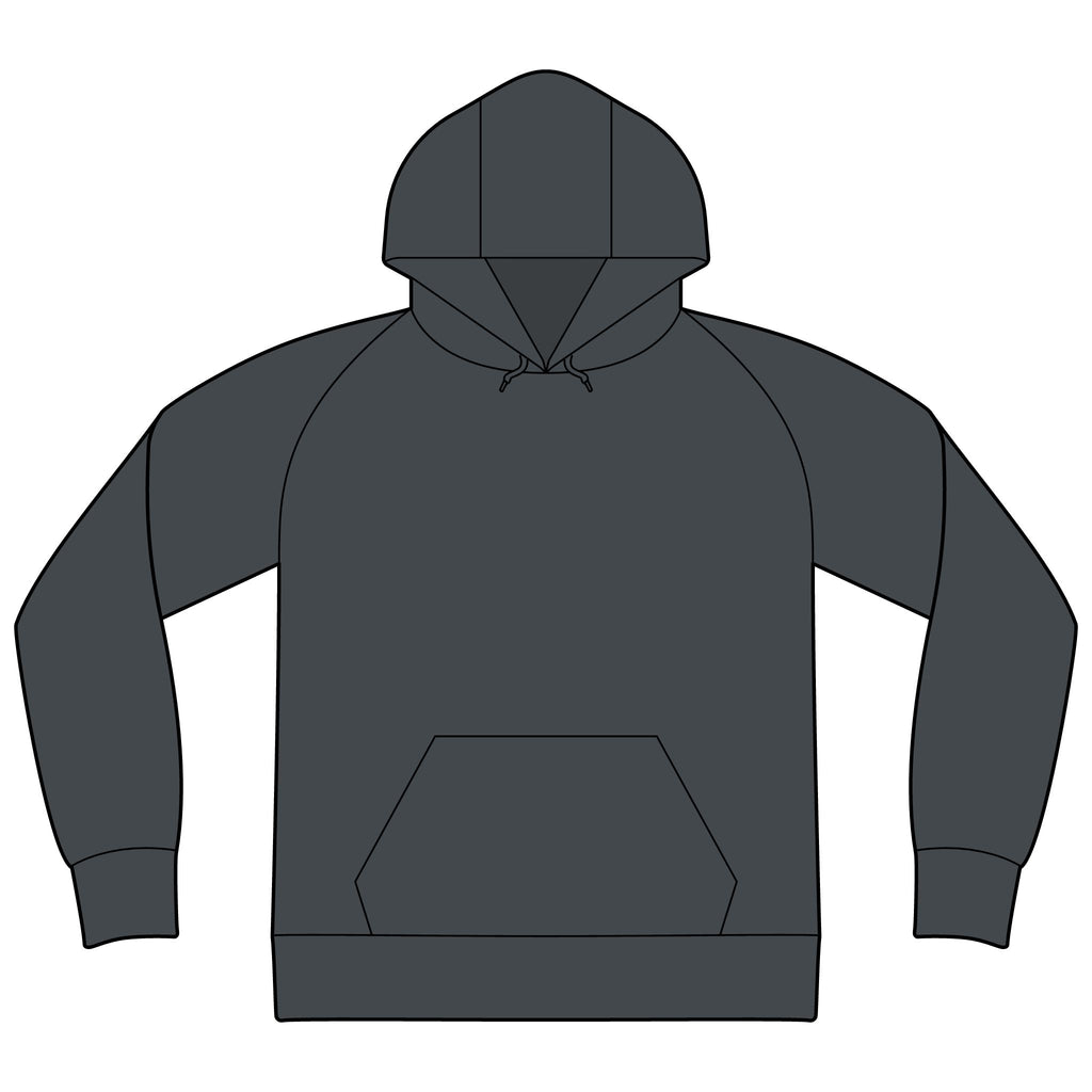 Unisex Raglan Hooded Sweatshirt