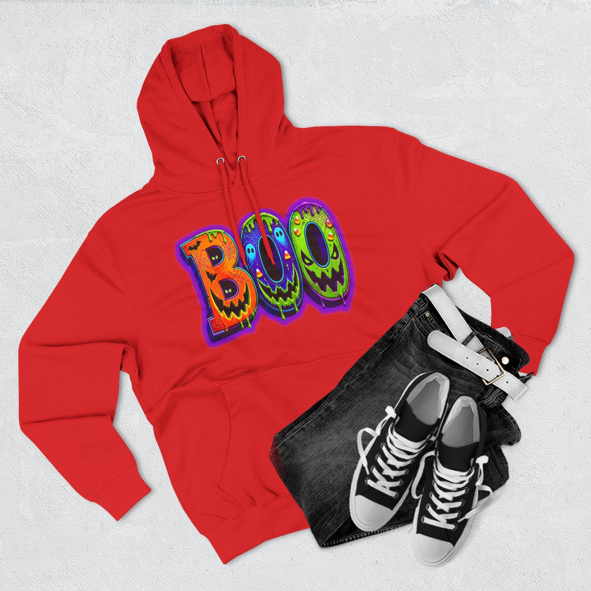 Halloween Three-Panel Fleece Hoodie