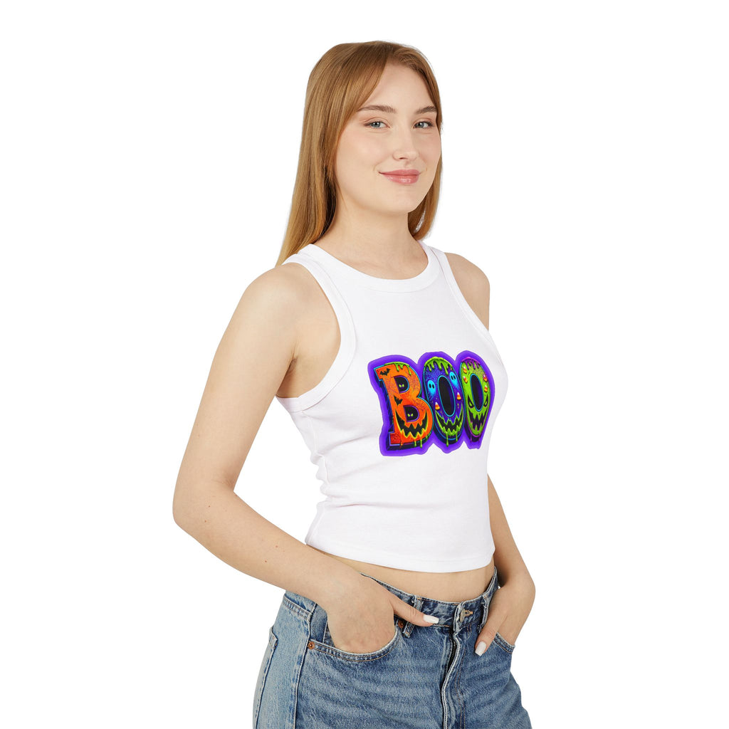 Halloween Women's Micro Rib Racer Tank Top