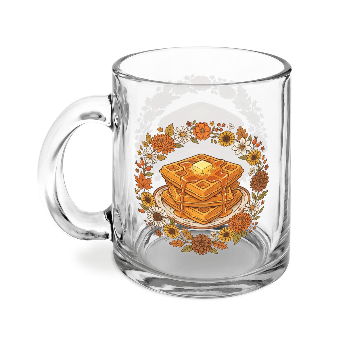 Clear Glass Mug with Handle, 10oz