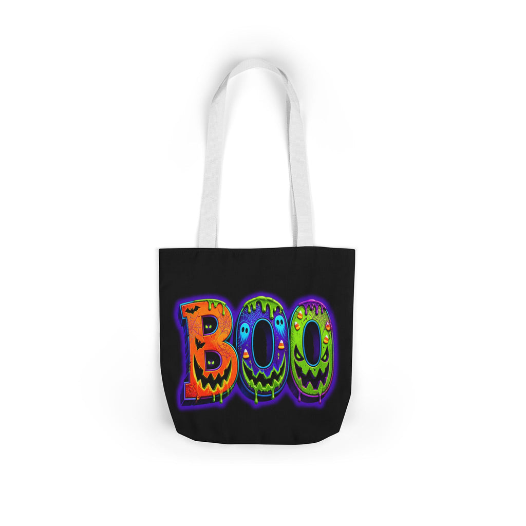 Canvas Halloween Tote Bag, 5-Color Straps