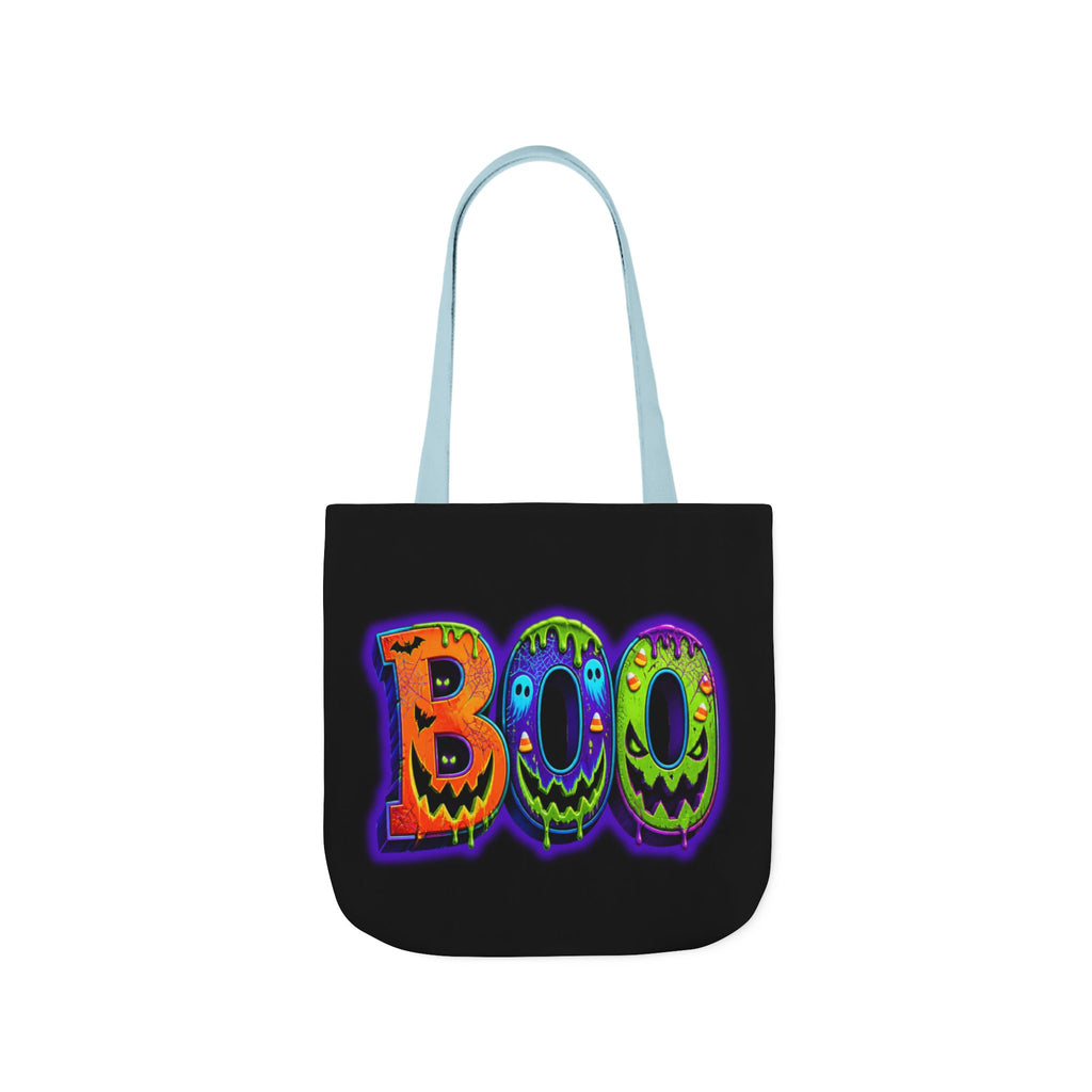 Canvas Halloween Tote Bag, 5-Color Straps