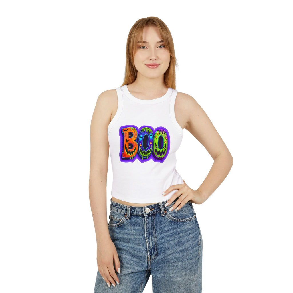 Halloween Women's Micro Rib Racer Tank Top