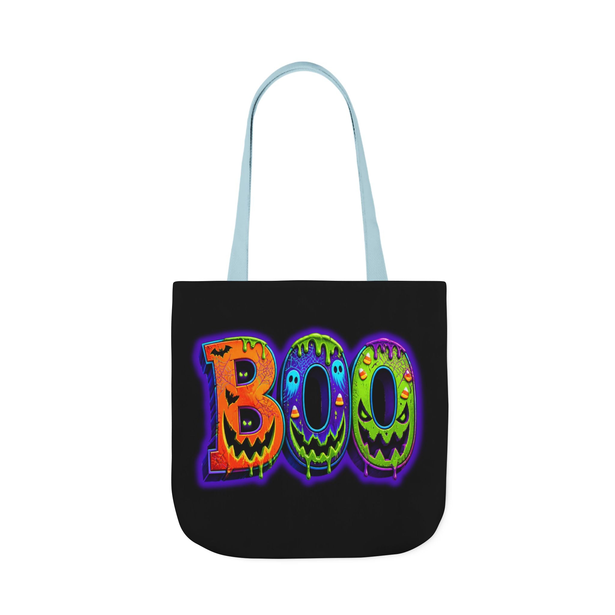 Canvas Halloween Tote Bag, 5-Color Straps